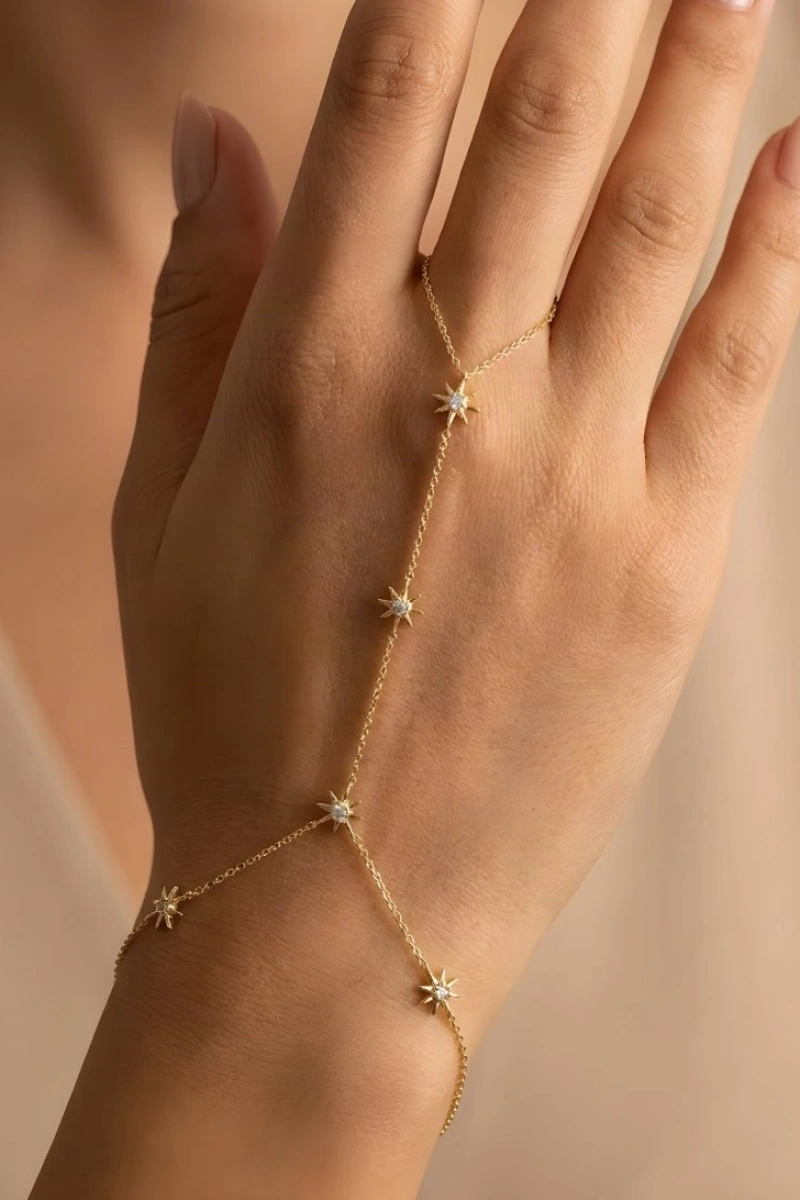 Sıralı Güneş Model Gold Altın Kaplama Şahmeran