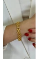 Top Detay Kuyum Model Gold Altın Kaplama Bileklik