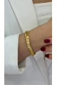 Yaprak Kuyum Model Gold Altın Kaplama Bileklik
