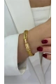 Yaprak Kuyum Model Gold Altın Kaplama Bileklik