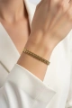 Rekson Model Kuyum Gold Altın Kaplama Bileklik
