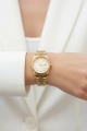 Roma Model Gold İçi Beyaz Detay Kadın Kol Saati