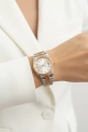 Roma Model Silver Rose İçi Beyaz Detay Kadın Kol Saati