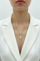 Helen Model Gold Altın Kaplama Kolye