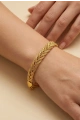 Tek Sıra Halat Model Gold Altın Kaplama Kuyumcu Bileklik