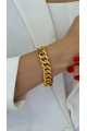 Sim Detay Samanyolu Model Gold Altın Kaplama Kuyum Bileklik