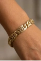 Labirent Model Gold Altın Kaplama Gurmet Bileklik