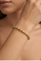 Simli Top Model Gold Altın Kaplama Bileklik