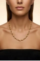 Sarmal Model Gold Altın Kaplama Kolye