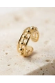 Dorika Geçiş Model Gold Altın Kaplama Ear Cuff