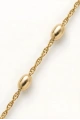 Oval Model Gold Altın Kaplama Kolye