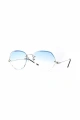 Geometrik Mavi Kadın Güneş Gözlüğü AE1752C8B2921