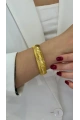 Nokta Desen Gold Altın Kaplama Bilezik