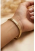 Düz Üçgen Model Gold Altın Kaplama Bileklik