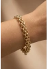 Suzi Model Gold Altın Kaplama Çelik Bileklik