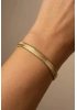 Kalın Ezme İtalyan Gold Altın Kaplama Bileklik