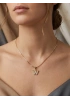 Xuping W Harf Model Gold Altın Kaplama Kolye