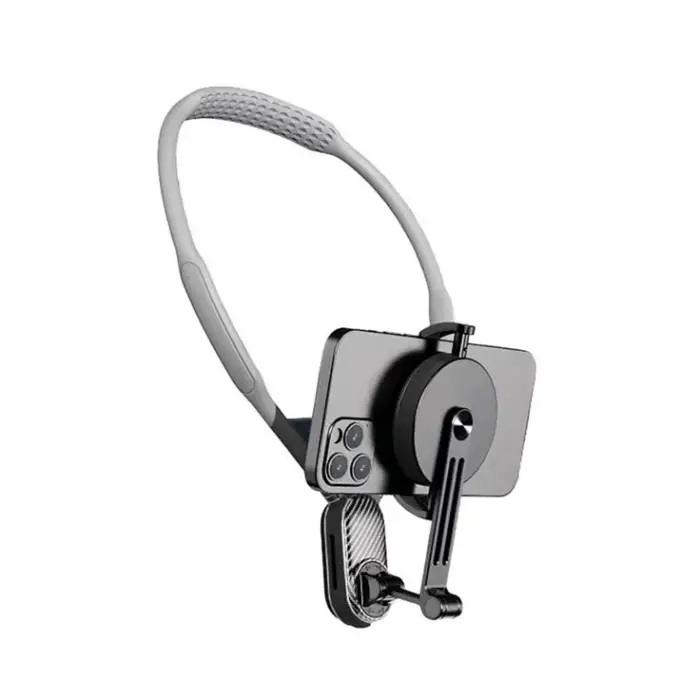 360 Derece Ayarlanabilir Boyun Askılı Manyetik Telefon Tutucu