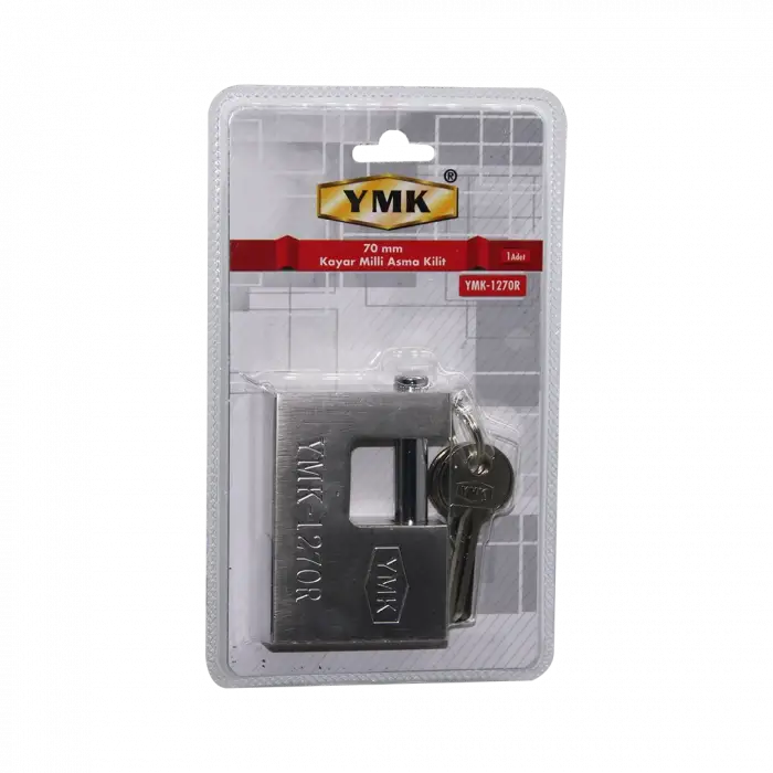 70MM GRİ KAYAR MİLLİ ASMA KİLİT (5047)