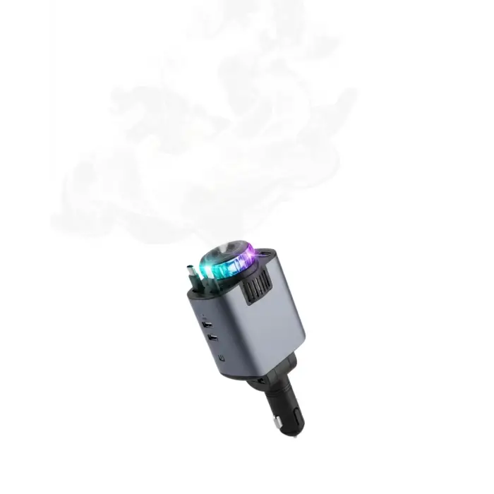 Araç İçi Nemlendirici Aromaterapi ve Hızlı Şarj Bir Arada