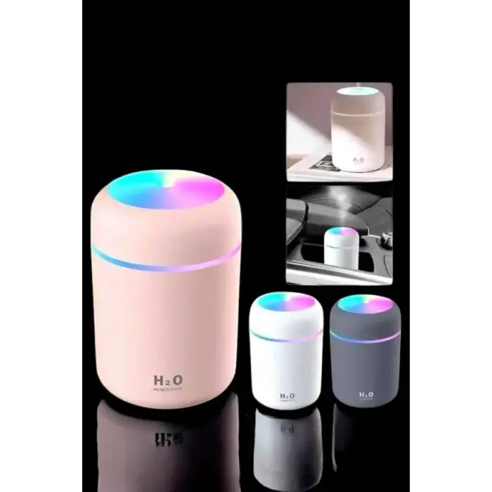 Buharlı Hava Nemlendirici Aromaterapi Renk Değiştirilebilir