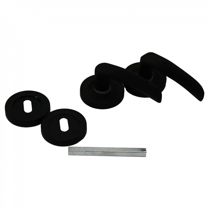 ÇELİKEL ERİŞ-10 AMERİKAN ODA KAPI KOLU SİYAH (5047)