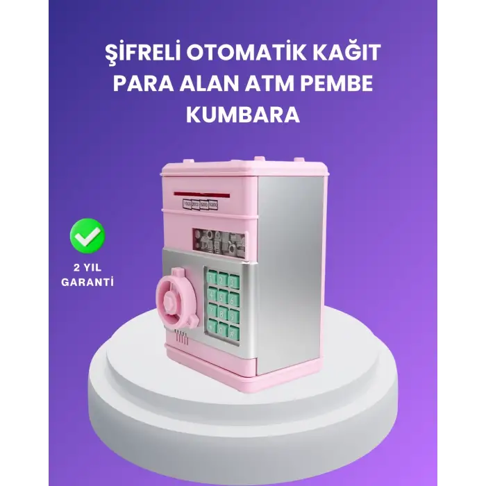 Çocuklar İçin Eğitici Elektronik Şifreli Kumbara