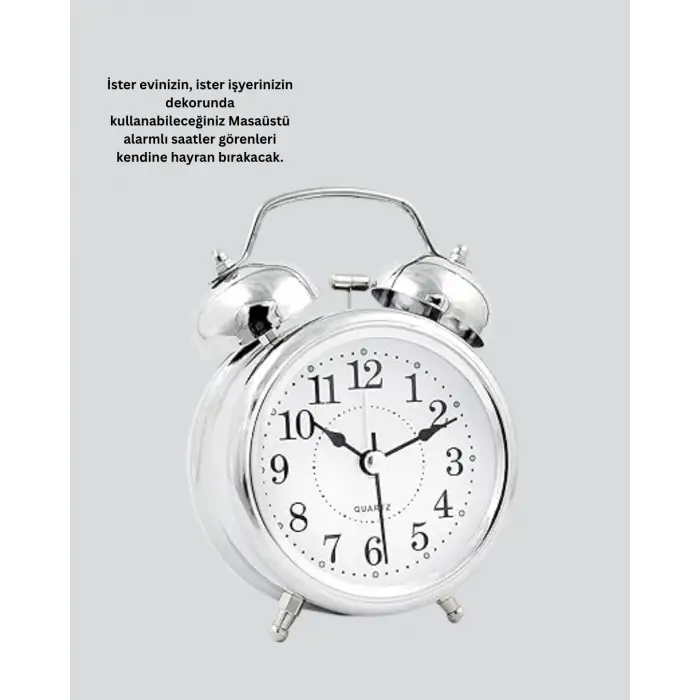 Dekoratif Gümüş Saat