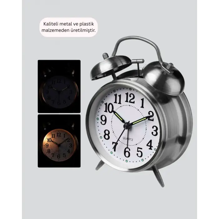 Dekoratif Gümüş Saat