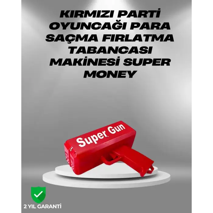 Elektrikli Money Gun Oyuncak Parti Tabancası