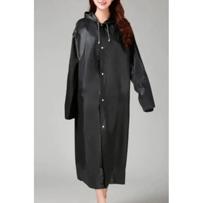 EVA SİYAH PARDESÜ YAĞMURLUK (5047)