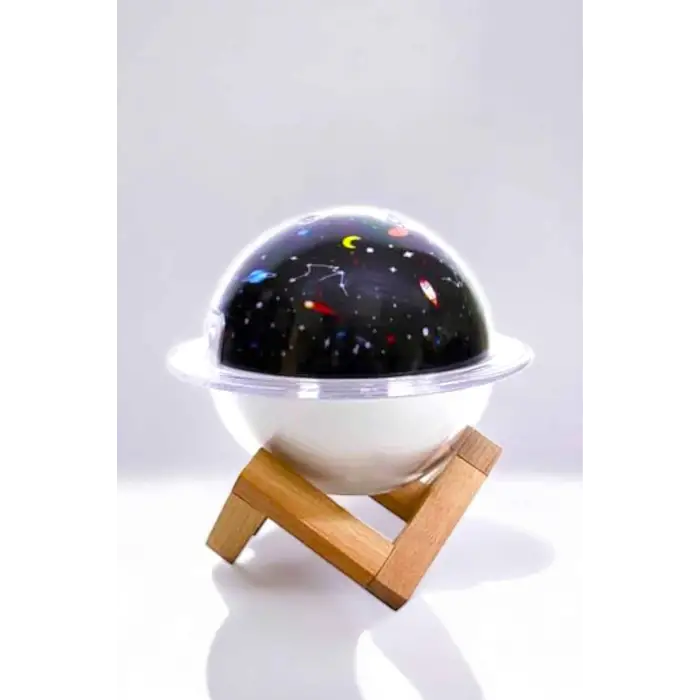 Hava Nemlendirici Masa ve Gece Lambası USB Projeksiyon Aromaterapi