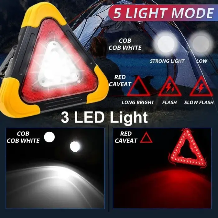 Hurry Bolt Şarjlı Cob Led Reflektör (5047)