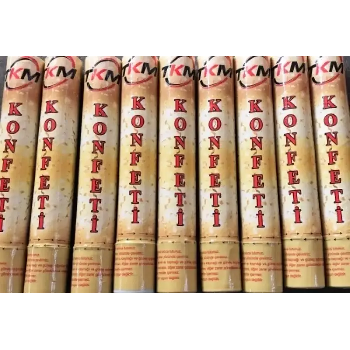 KONFETİ KARNAVAL METALİK RENKLİ 30CM (5047)