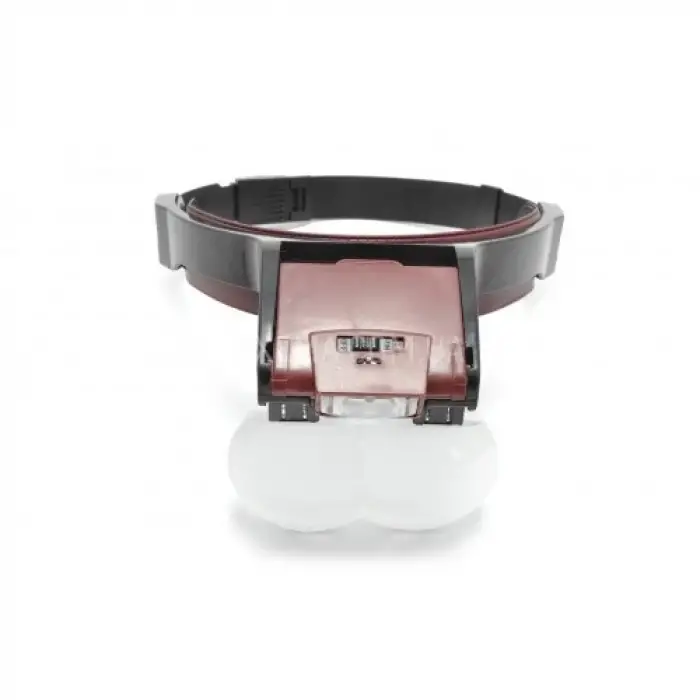 Lens Takmalı 4 Lens , Led Lambalı Şapka Tip Büyüteç