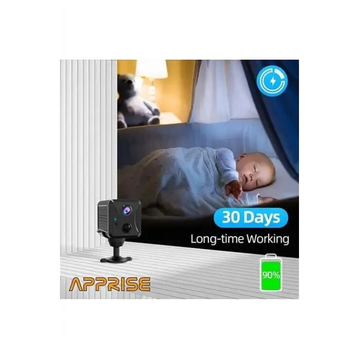 Mini Pır Sensörlü Algılamalı Sesli Konuşmalı 1080p Hd Wifi Kamera