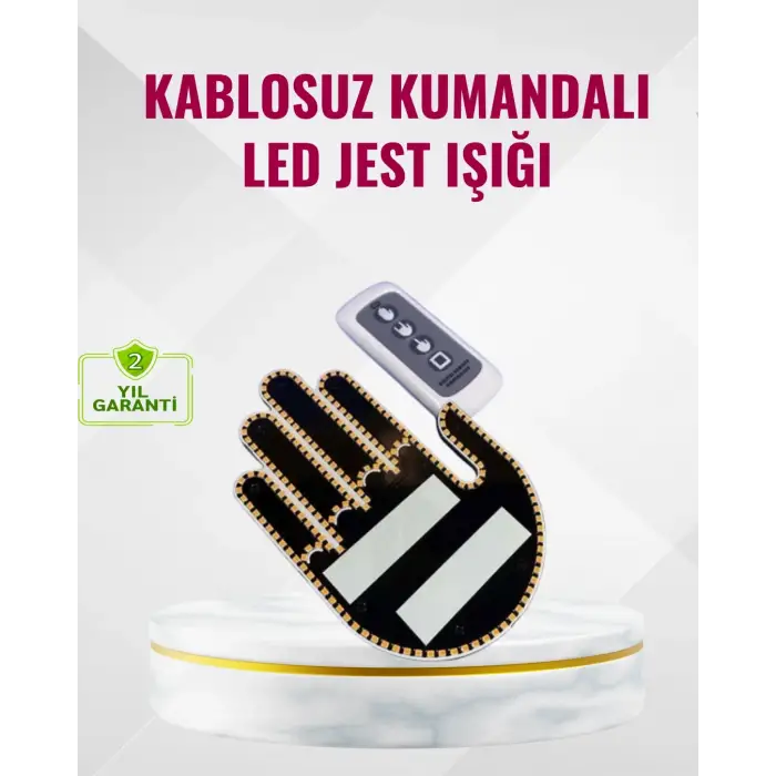 Naylon Bantlı Kolay Montajlı Araç Jest Işığı