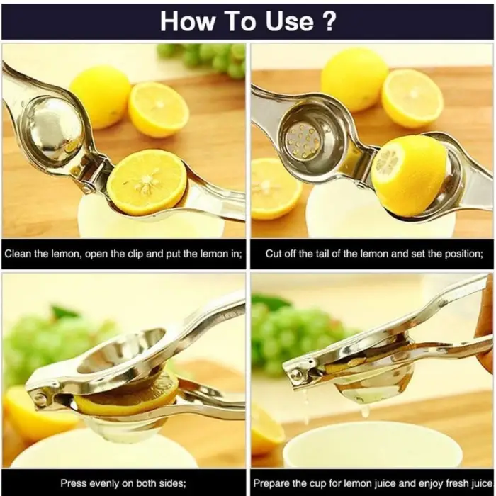Paslanmaz Çelik Limon Sıkacağı
