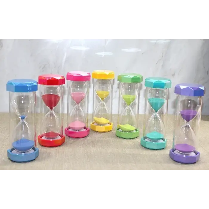 Plastik Çerceveli Renkli 5 Dk Kumsaati Alk4562