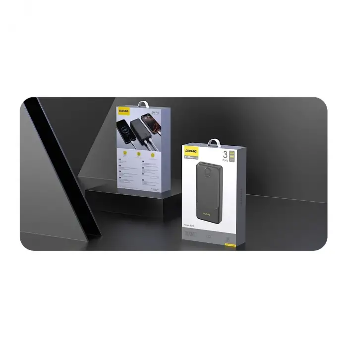 Powerbank Dudao K10Pro 2.4A 20000mAh 2 x USB-A - Siyah (5047)