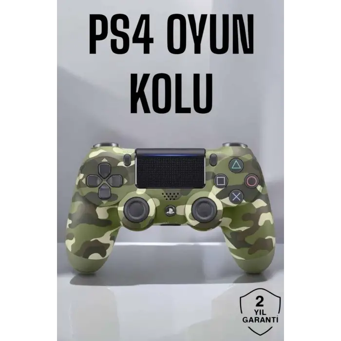 PS4 Oyun Kolu Kamuflaj Desenli Joystick