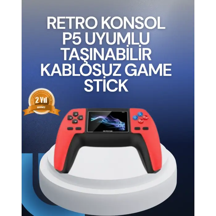 Tak Çalıştır Mini Retro GamePad | 520 Klasik Oyun