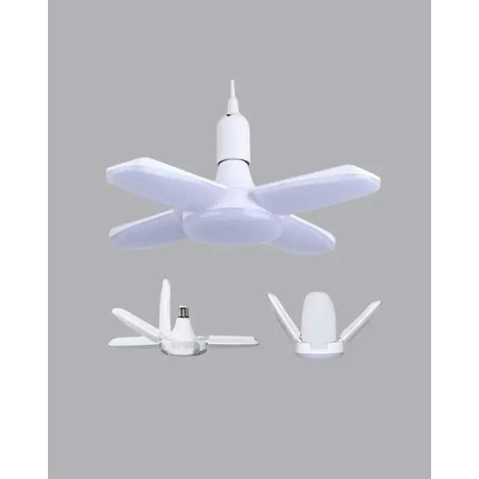 Tasarruflu Pervane LED Ampül 4 Kollu 60 Watt Geniş Alan Aydınlatma