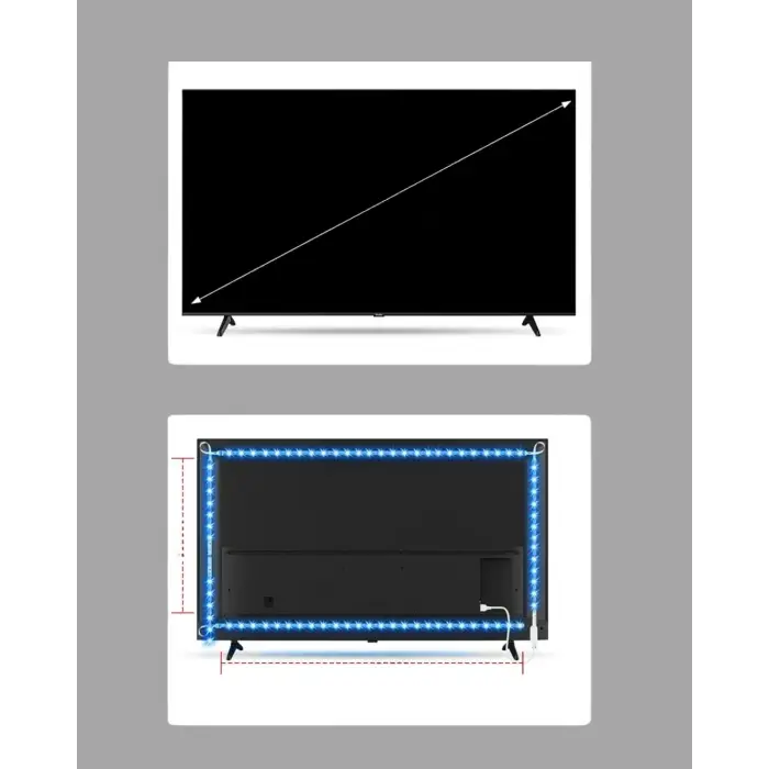 Uzaktan Kumandalı LED TV Arka Işık Şeridi