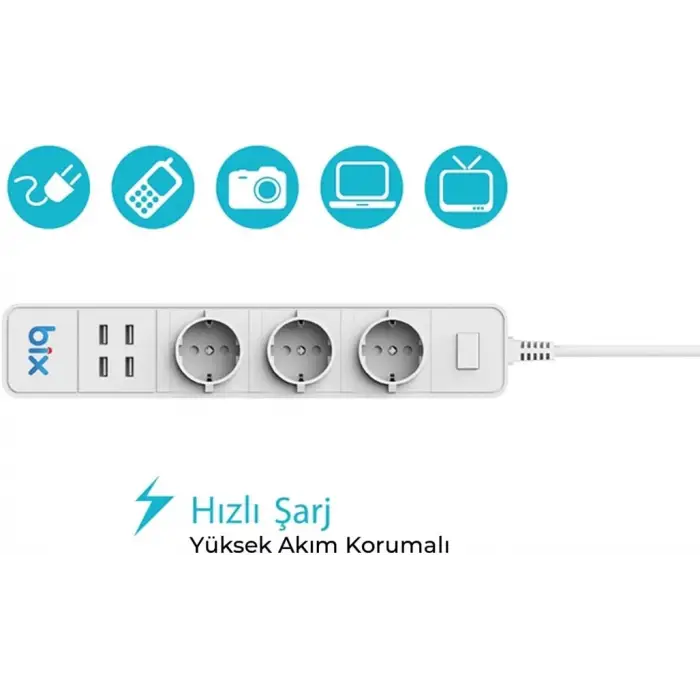 Vtn Bp-01 Wifi Yüksek Akım Korumalı Hızlı Şarj Özellikli Akıllı Priz