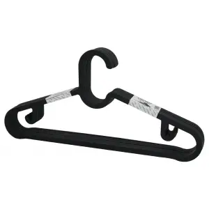 10PCS PLASTİK - ANTRASİT GRİ ELBİSE ASKISI (5047)