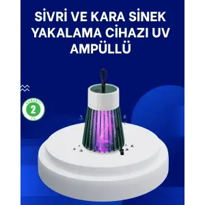 2’si 1 Arada LED Işıklı Elektrikli Böcek Öldürücü