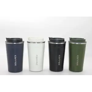 500 Ml Paslanmaz Çelik Termos Mug - Çift Katmanlı Sızdırmaz Kahve Kupası Alk3134