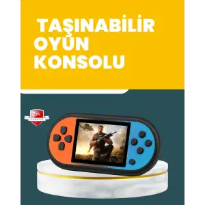 520 Oyunlu Mini Oyun Konsolu HD LCD Ekranlı