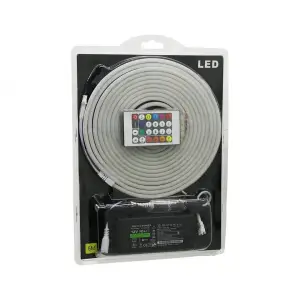 5MT KUMANDALI - ADAPTÖRLÜ NEON ŞERİT LED 12V (5047)